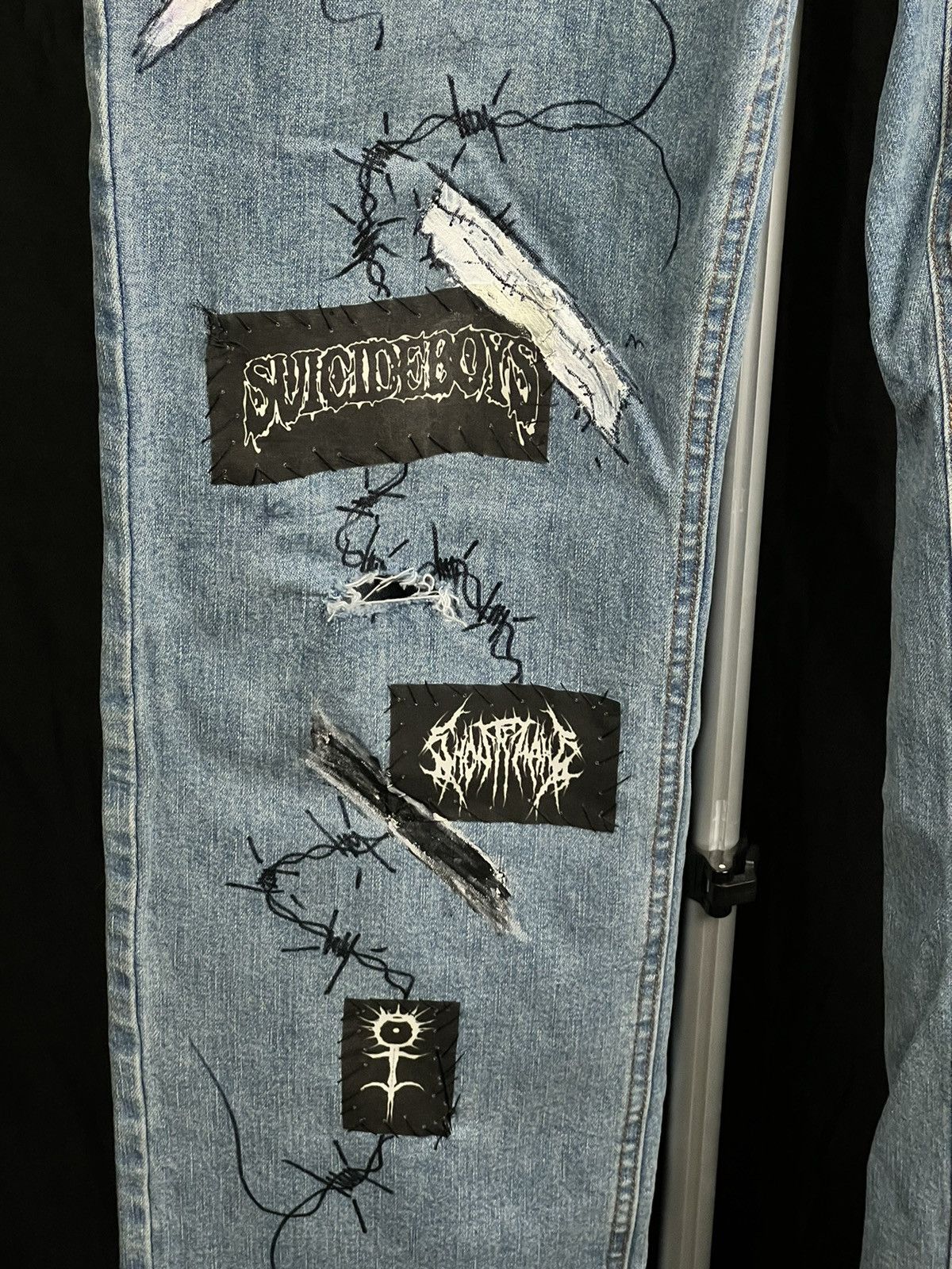 G59 Records × GHOSTEMANE Custom Doom Pants Ghostemane, suicideboys, G59 Size US 36 / EU 52 - 2 Thumbnail