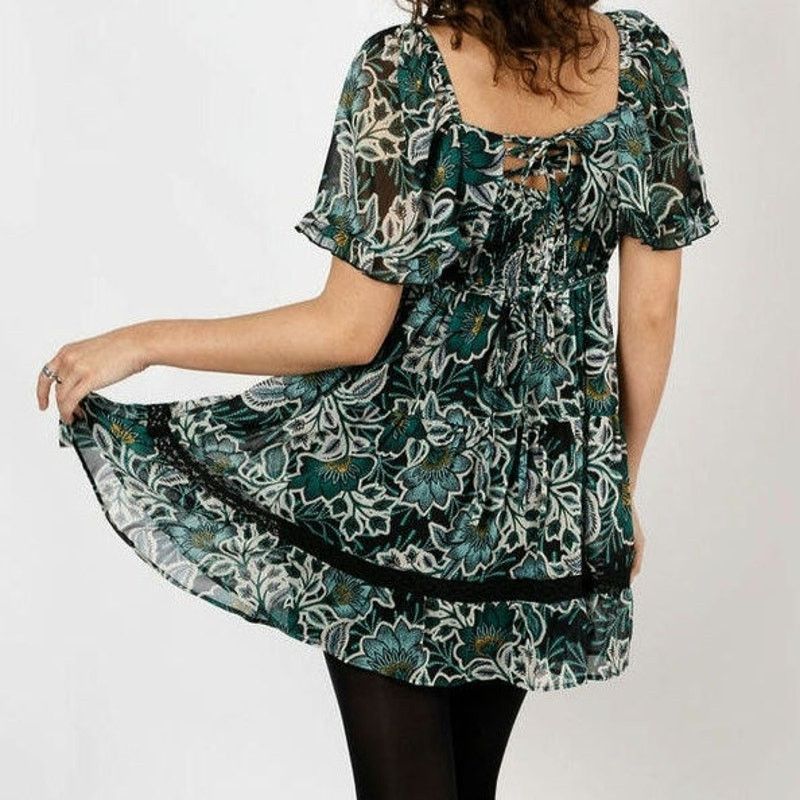 Other NWT B.O.G. Band of the Free Maisie Floral Dress Sz. XS [2] Size XS / US 0-2 / IT 36-38 - 6 Thumbnail