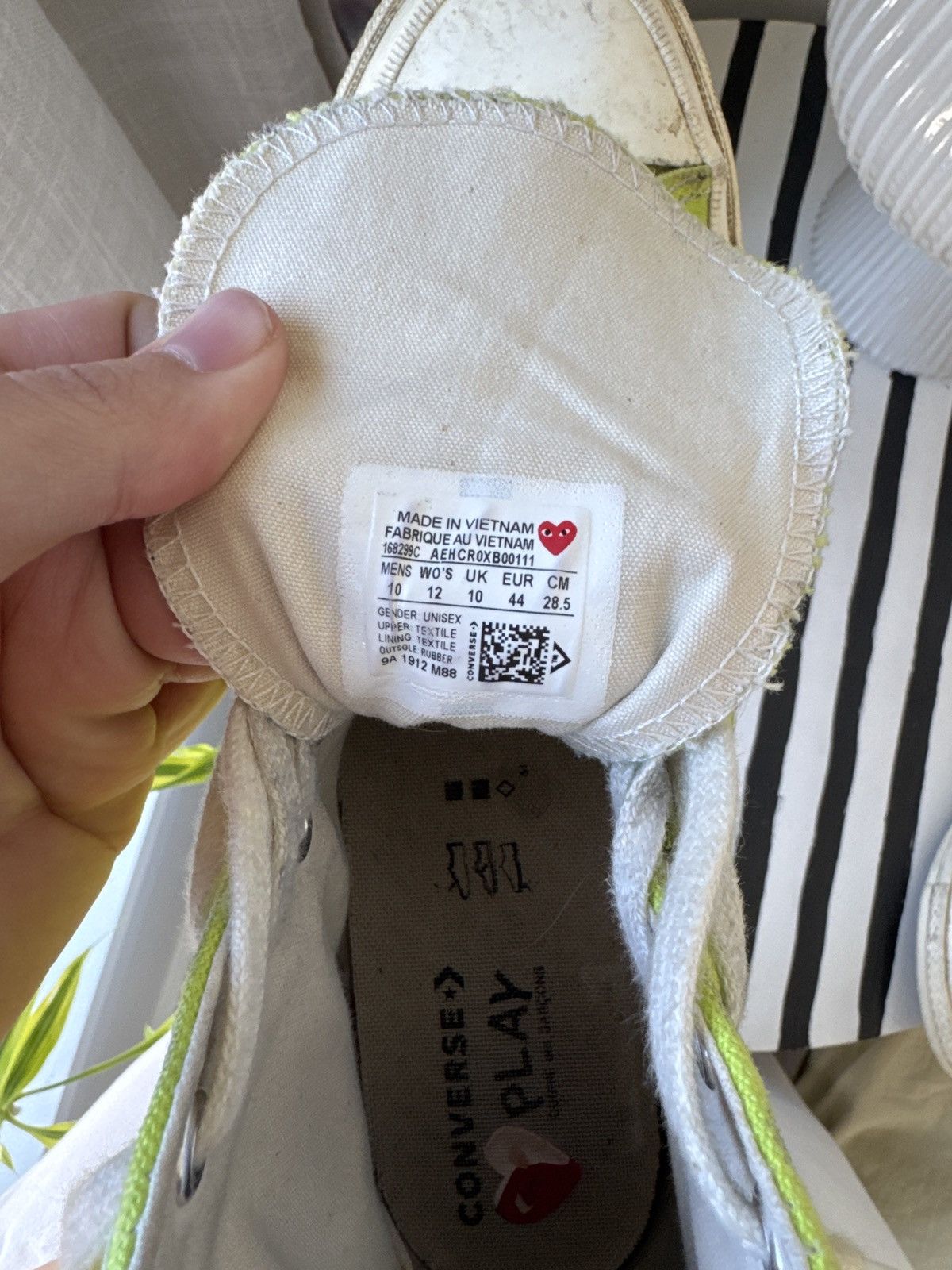 Comme des Garcons PLAY Comme Des Garcon Converse Size US 10 / EU 43 - 4 Thumbnail