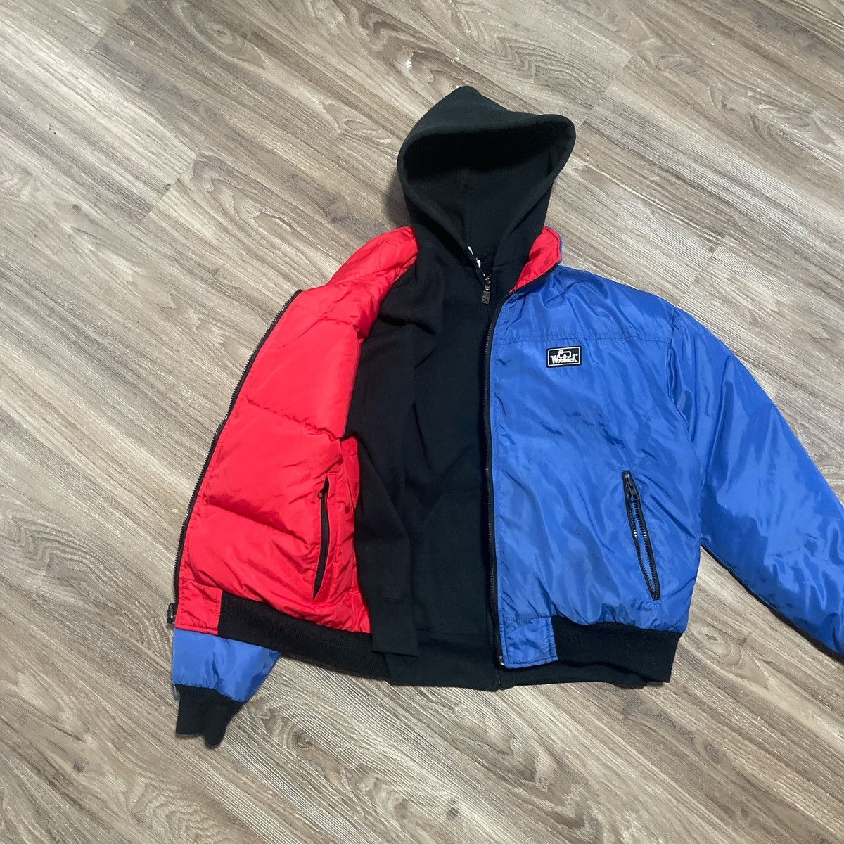 Japanese Brand × Vintage × Woolrich Woolen Mills Vintage 90’s Woolrich Bomber Winter jacket Size US S / EU 44-46 / 1 - 2 Thumbnail
