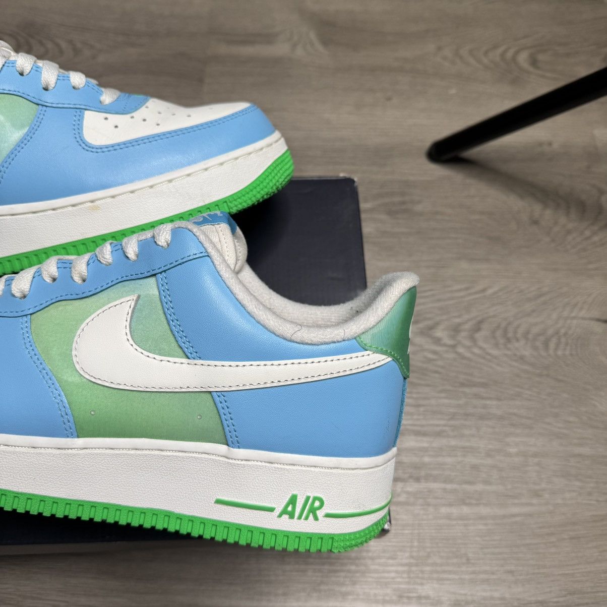 Nike Nike Air Force 1 Low ‘07 - Aquarius Blue Vapor Green (2024) Size US 9.5 / EU 42-43 - 4 Thumbnail