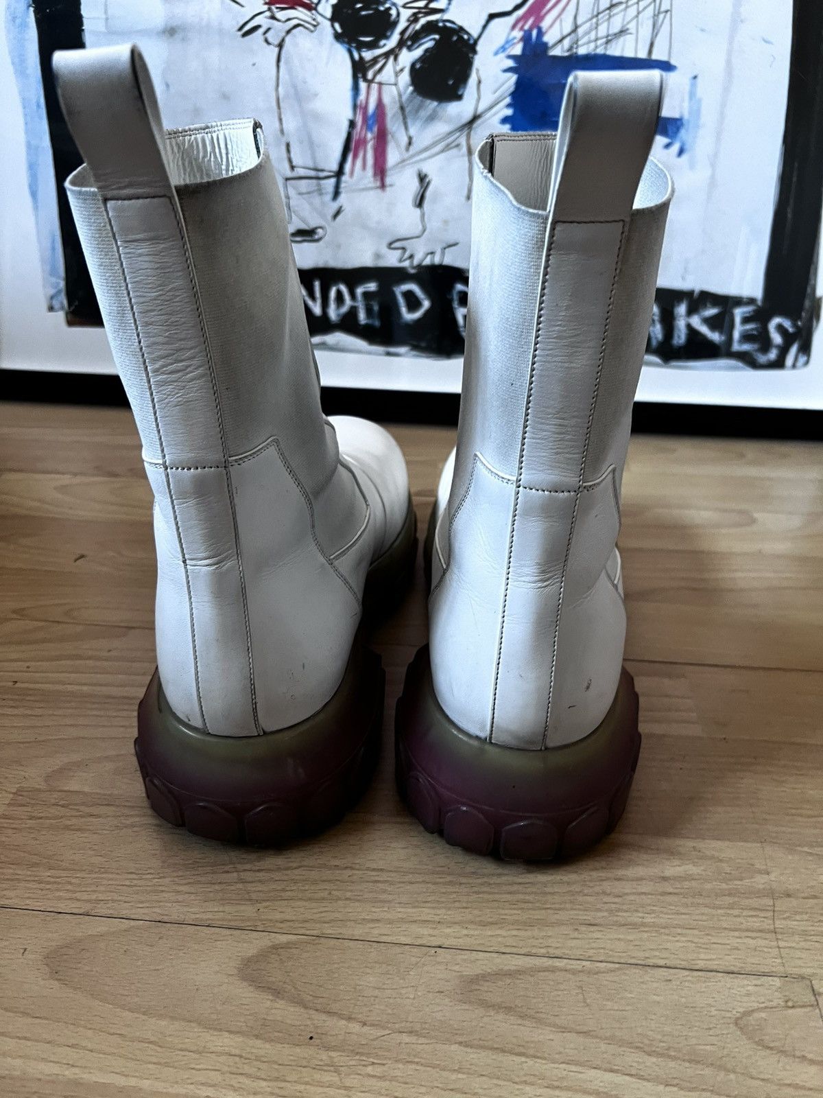 Rick Owens Rick Owen’s Tractor Bozo Beetle Boot Size US 9 / EU 42 - 4 Thumbnail