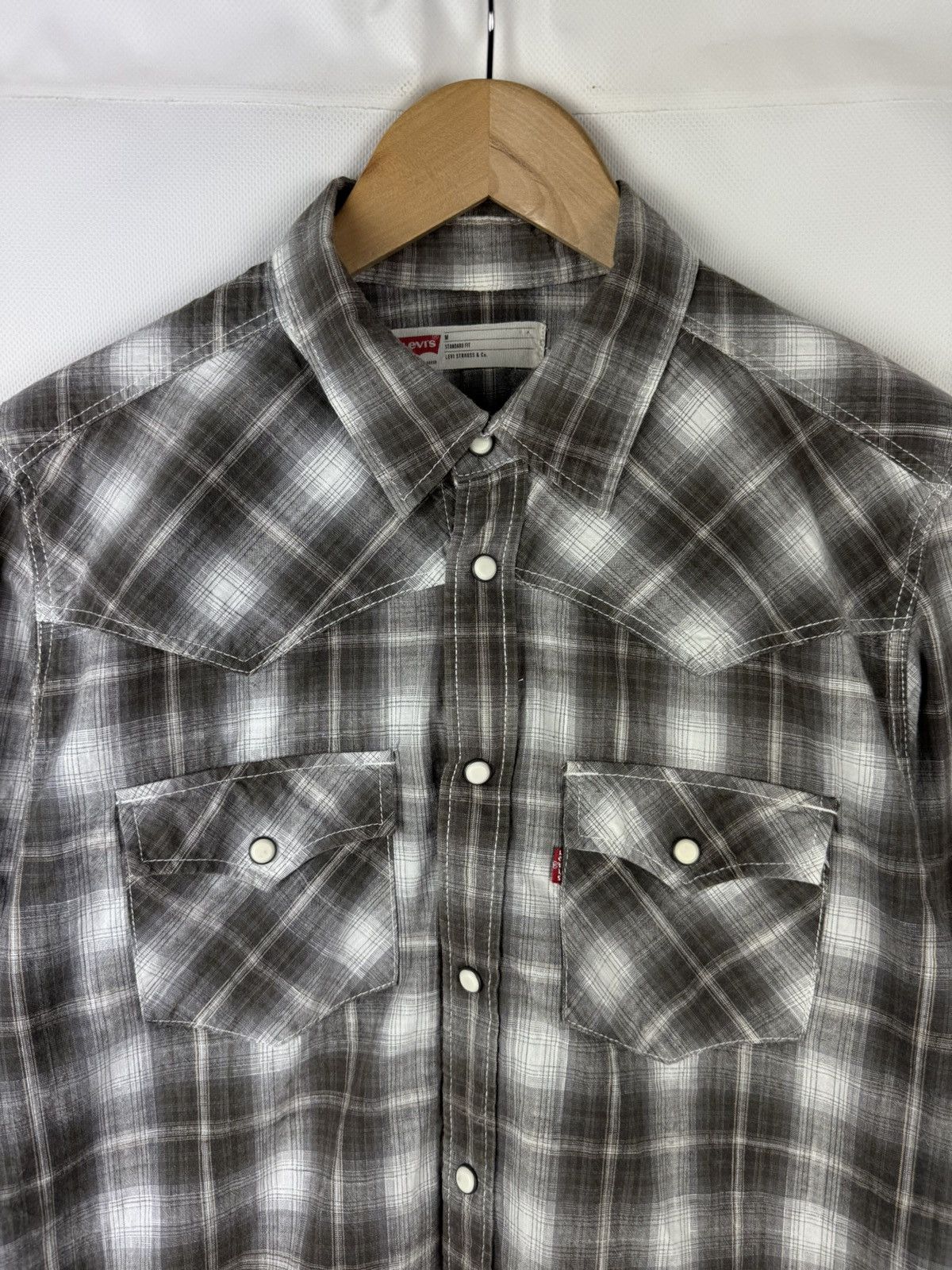 Levi's Levis Vintage Checked Western Long Sleeve Button Up Shirt Size US M / EU 48-50 / 2 - 8 Thumbnail