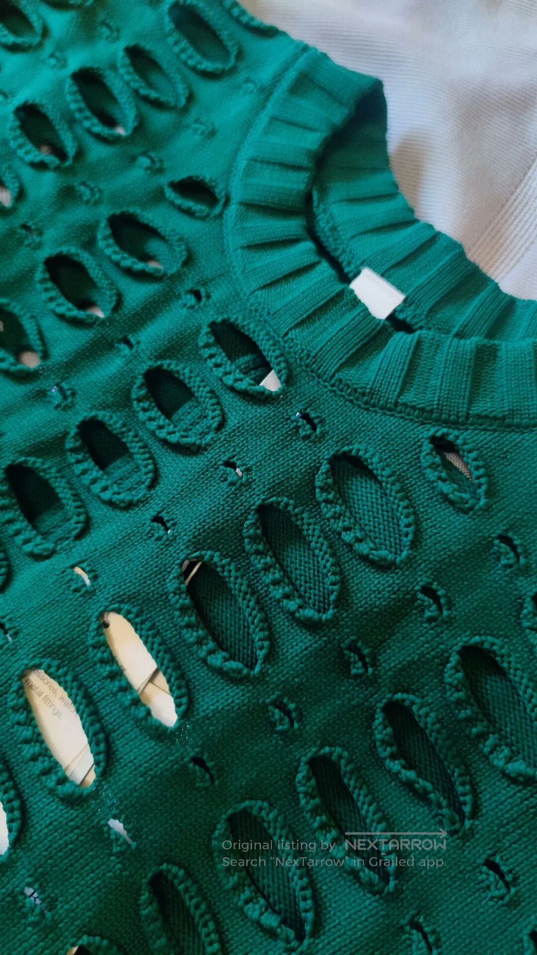 CFCL Issey Miyake Men Knit Vest With Holes. Size US M / EU 48-50 / 2 - 6 Thumbnail