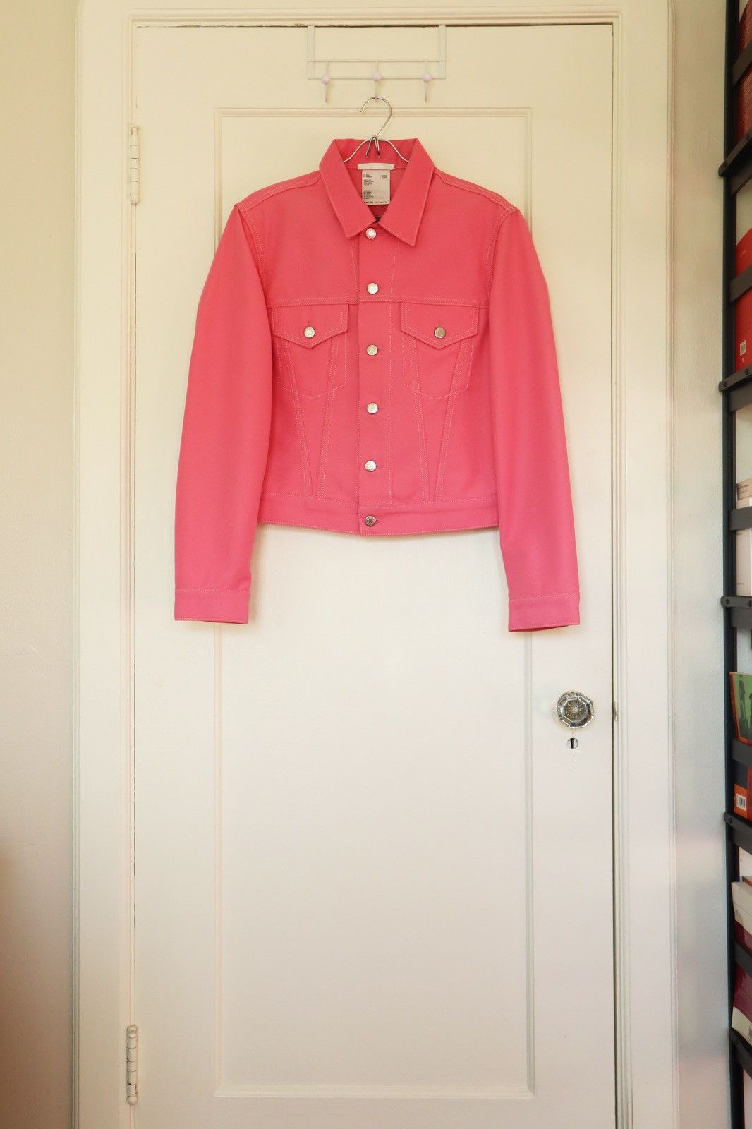 Helmut Lang Helmut Lang Bolero Denim Pink Jacket Size US S / EU 44-46 / 1 - 1 Thumbnail