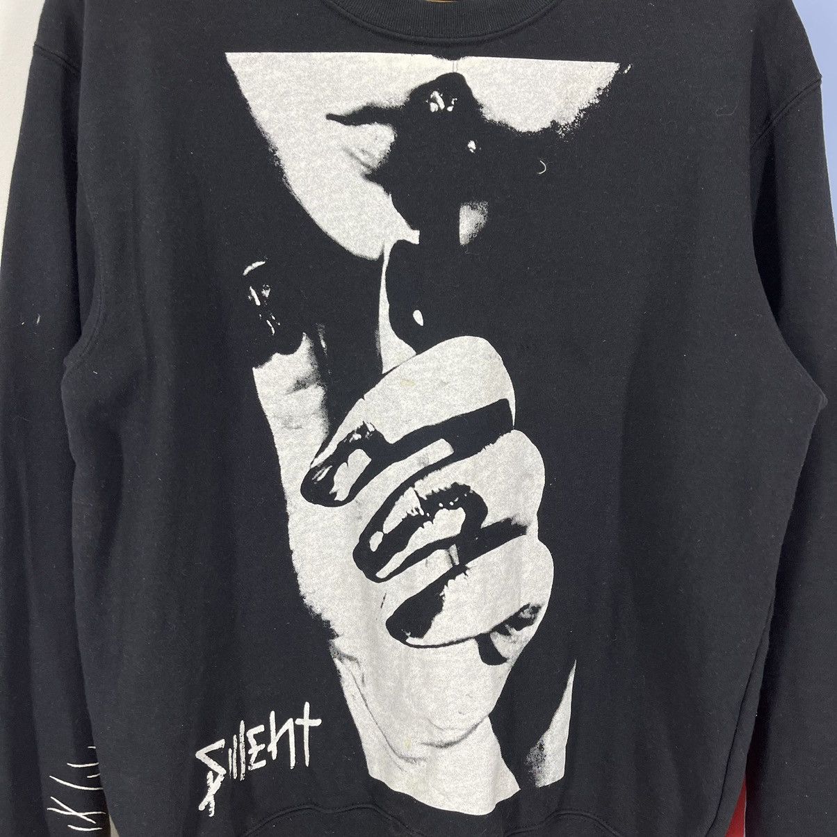 Japanese Brand SILENT Full Print Crew Neck Sweatshirt #1716/06 Size US M / EU 48-50 / 2 - 2 Thumbnail