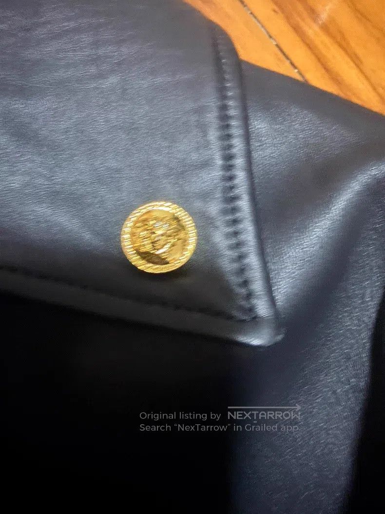 Versace Versace Main line leather jacket jacket Size US M / EU 48-50 / 2 - 2 Thumbnail