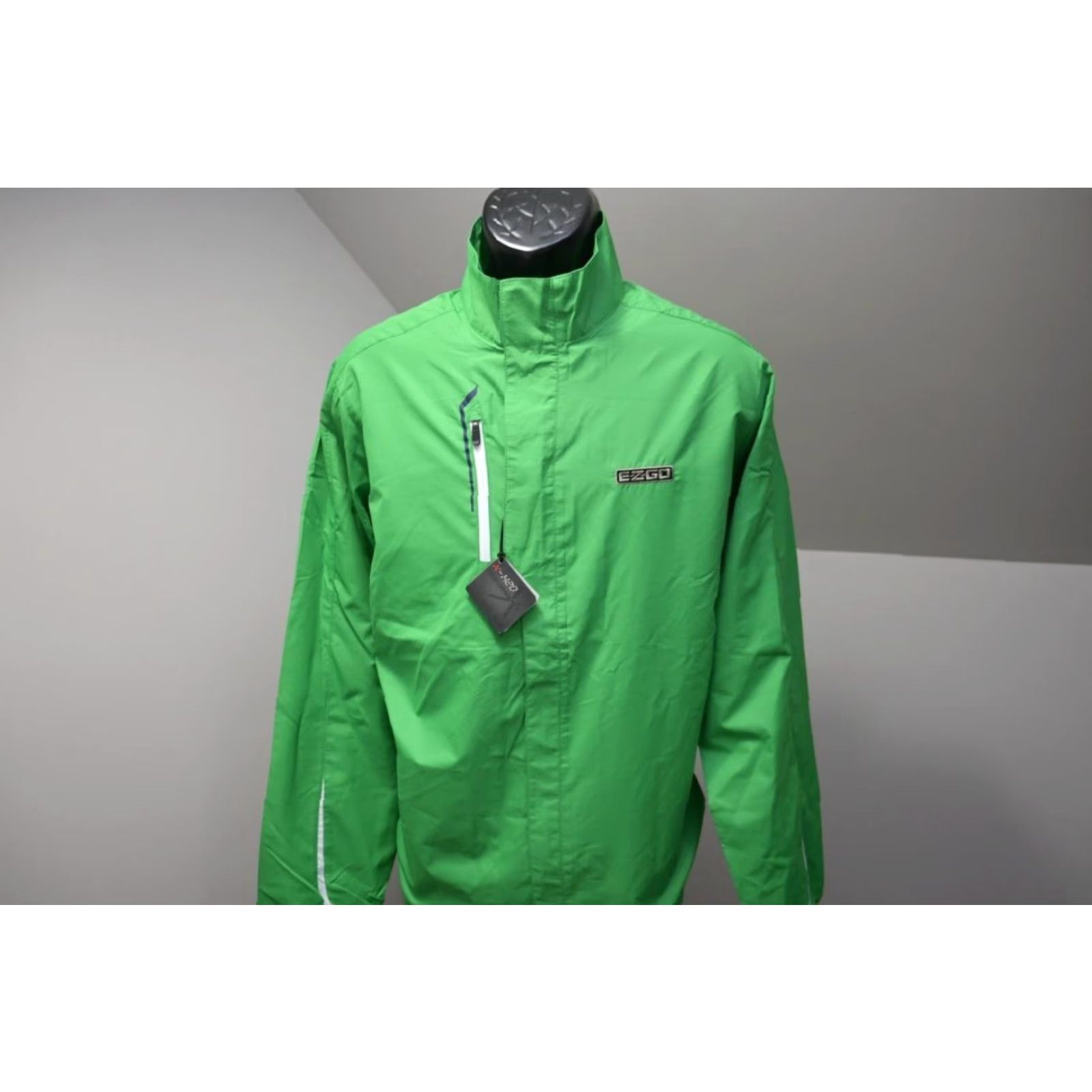 Bobby Jones Green H2O Windbreaker Golf Jacket Men's Size Medium Performance NWT
