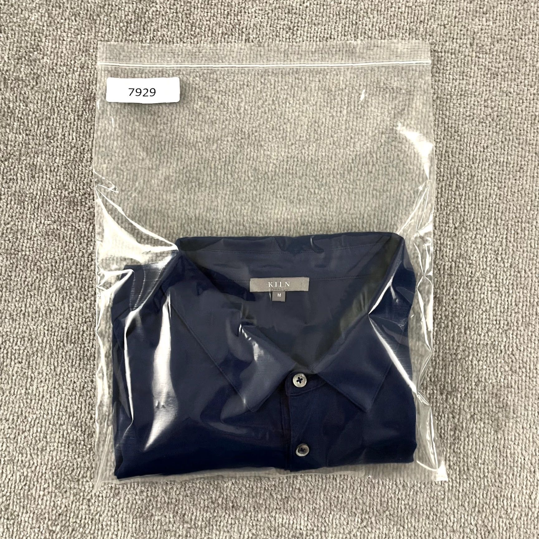 Vintage KILN Polo Shirt Mens Medium Blue 100% Cotton Premium USA Made Apparel Golf Preppy Classic Size US M / EU 48-50 / 2 - 8 Thumbnail