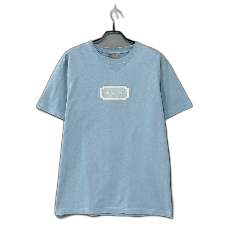 Dior Christian Dior Short Sleeve Embroidered Logo TShirt-2506 Size US M / EU 48-50 / 2 - 1 Thumbnail