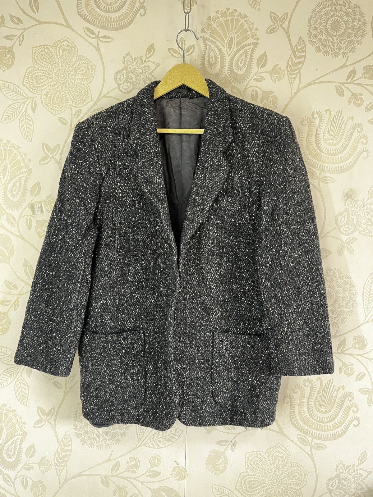 Vintage × Y's for Men × Yohji Yamamoto Y's Hommes YOHJI YAMAMOTO Coat Wool Jacket Size 44R - 1 Thumbnail