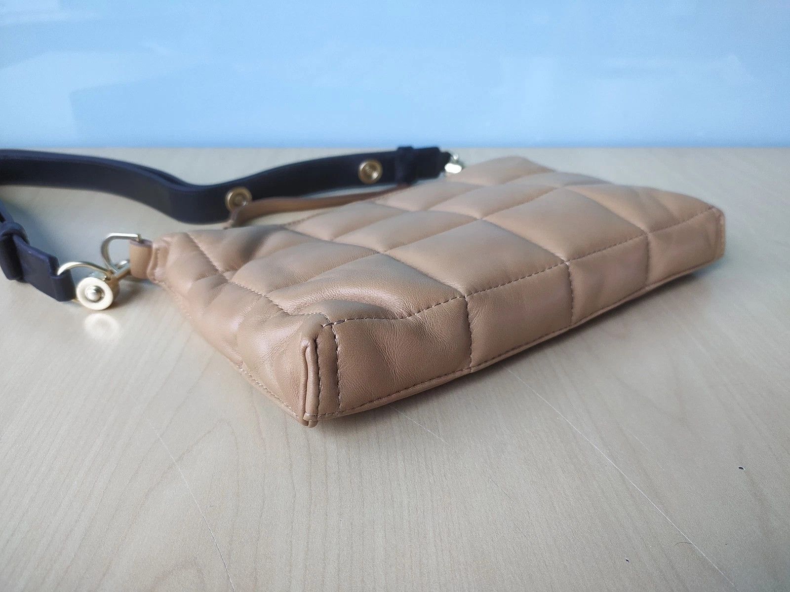 Allsaints ALLSAINTS Eve Leather Quilted Crossbody Bag FTP - 8020 Size ONE SIZE - 8 Thumbnail
