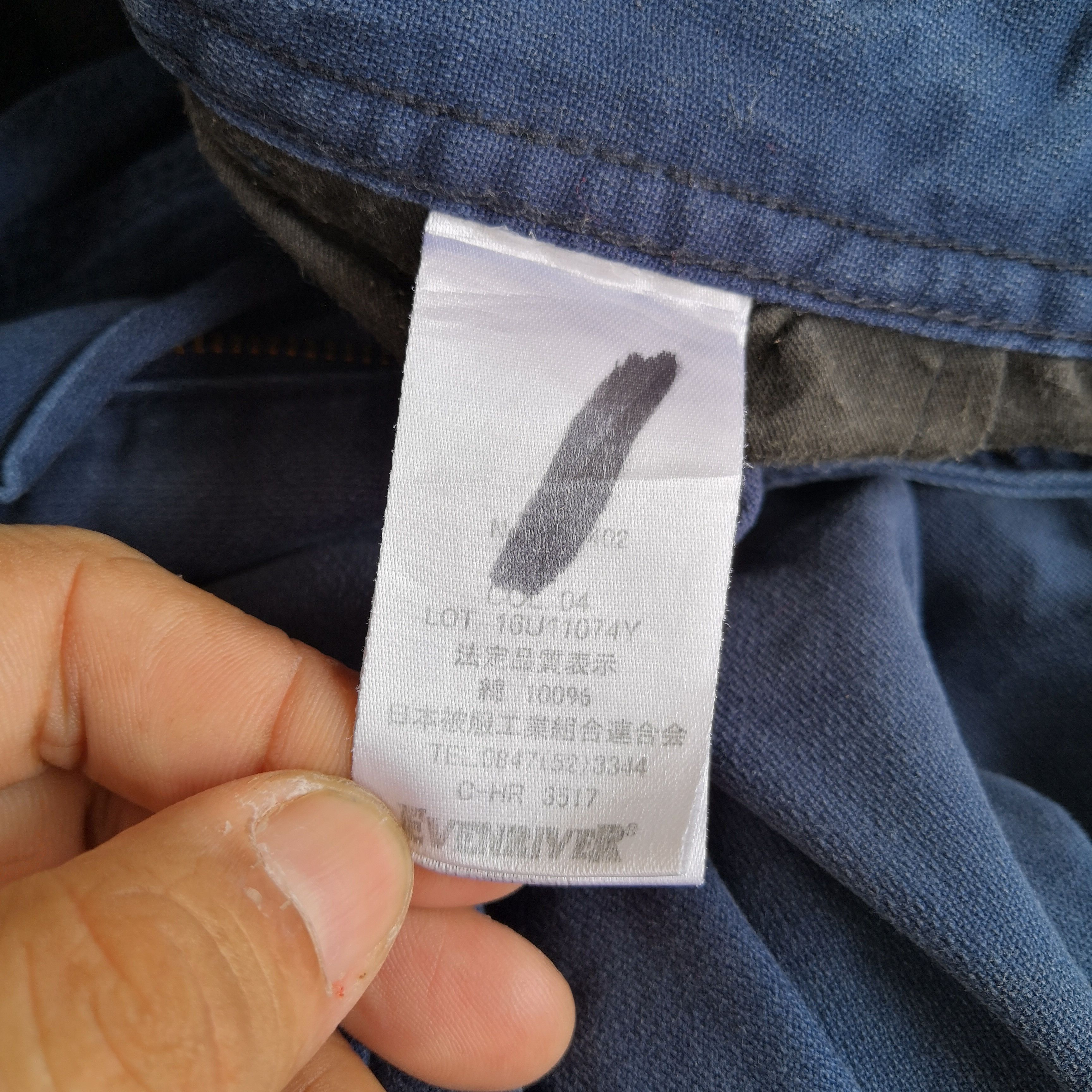 Japanese Brand Evenriver Cargo Pants Navy Japanese Utility Trousers Pants Size US 30 / EU 46 - 6 Thumbnail