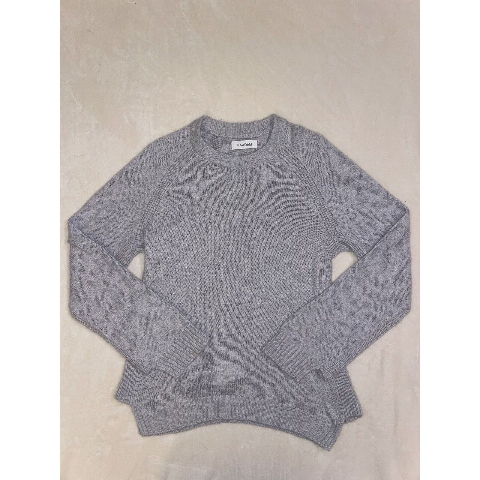 NAADAM NAADAM Women's Natural Cotton-blend Gray Sweater Medium Size M / US 6-8 / IT 42-44 - 1 Thumbnail