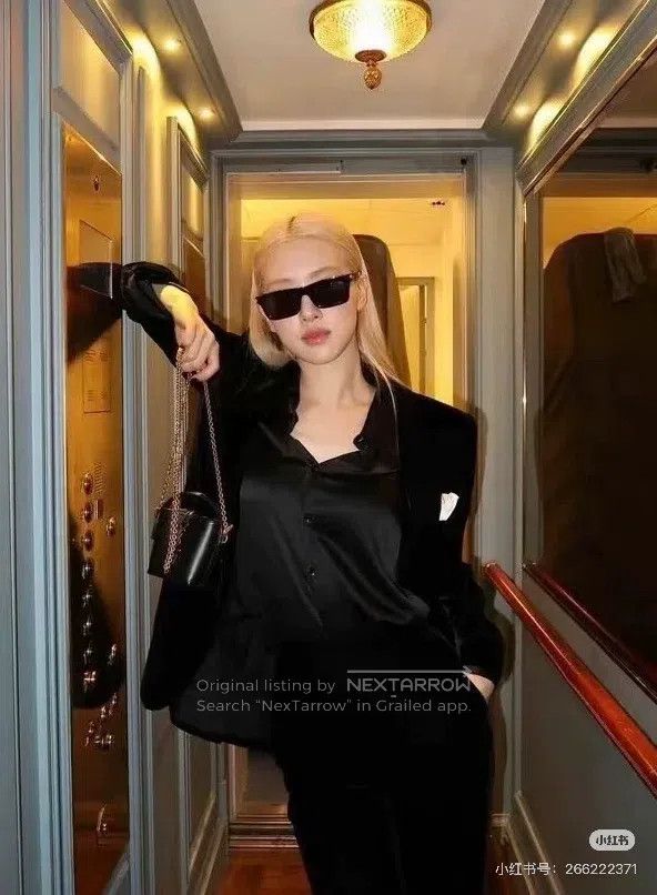 Saint Laurent Paris Saint Laurent Paris Velvet Smoking Jacket Size XXS / US 00 / IT 34 - 8 Thumbnail