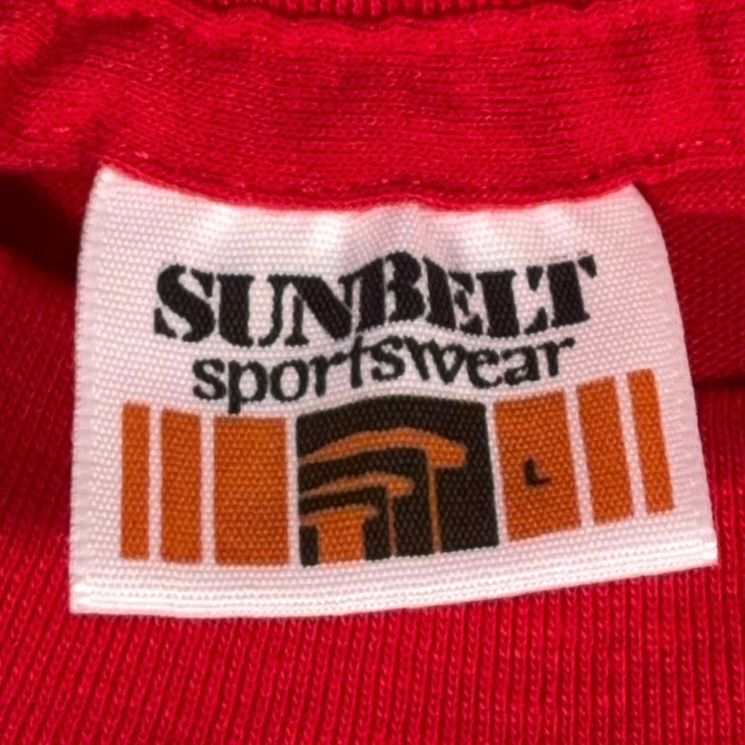 Logo 7 VINTAGE Hitachi Shirt Adult M Red Logo 80s Size US M / EU 48-50 / 2 - 3 Thumbnail