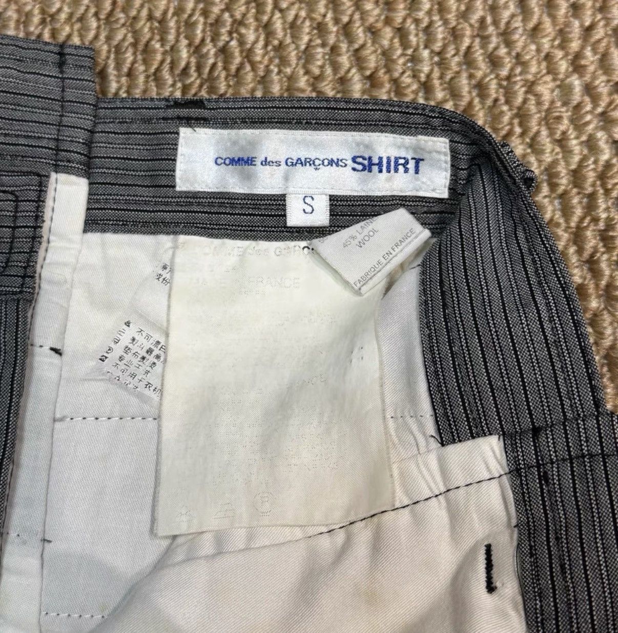 Comme des Garcons Comme des Garçons Paneled Striped Trousers K23 Size US 32 / EU 48 - 5 Thumbnail
