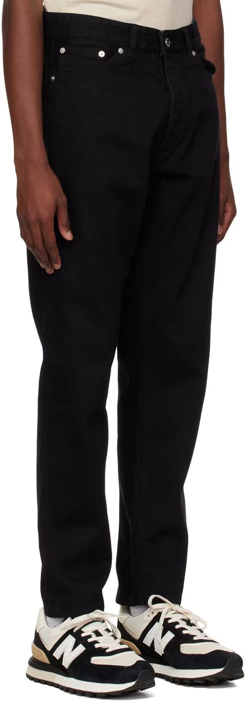 Maison Kitsune Maison Kitsune Tapered Black Jeans 30 Size US 30 / EU 46 - 4 Thumbnail
