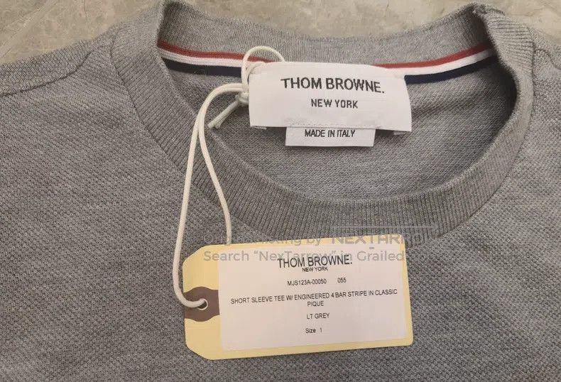 Thom Browne Thom Browne Gray short-sleeved Size US S / EU 44-46 / 1 - 3 Thumbnail