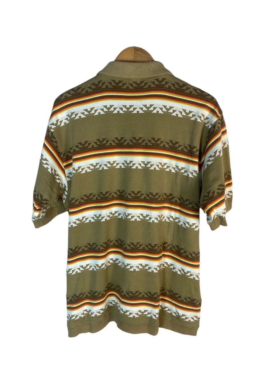 Japanese Brand × Native Unisex 🔥Fullprint native ringer polo shirt Size US M / EU 48-50 / 2 - 2 Thumbnail