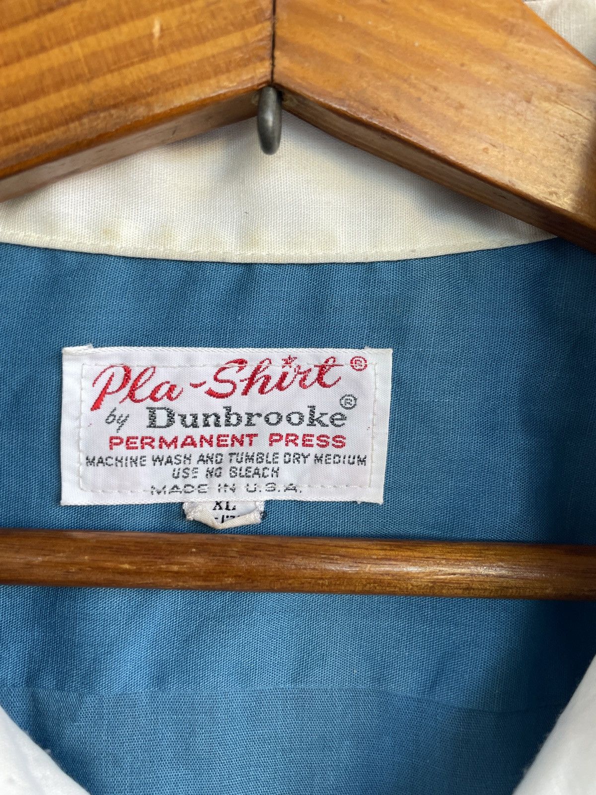 Vintage Vintage 60’s Dunbrooke Bowling shirt embroidery workwear Size US XL / EU 56 / 4 - 2 Thumbnail