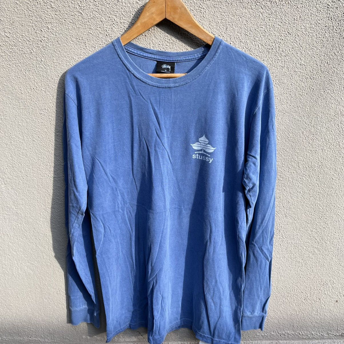Stussy Stussy clubs deck logo tee longsleeves Size US M / EU 48-50 / 2 - 2 Thumbnail