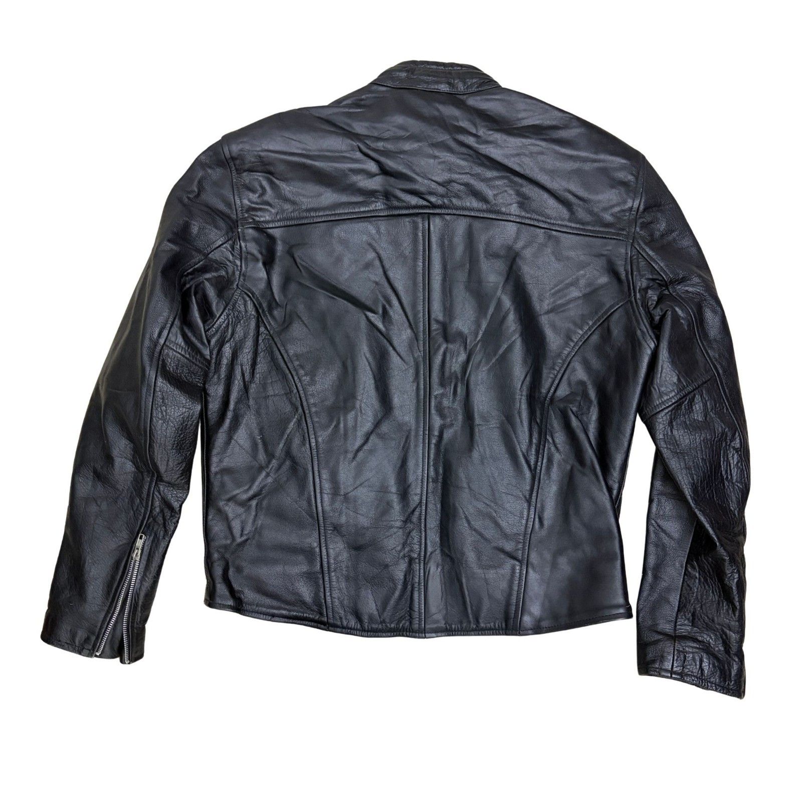 Xelement Vintage 90s Leather Motorcycle Jacket Biker Bomber Large Size US L / EU 52-54 / 3 - 5 Thumbnail