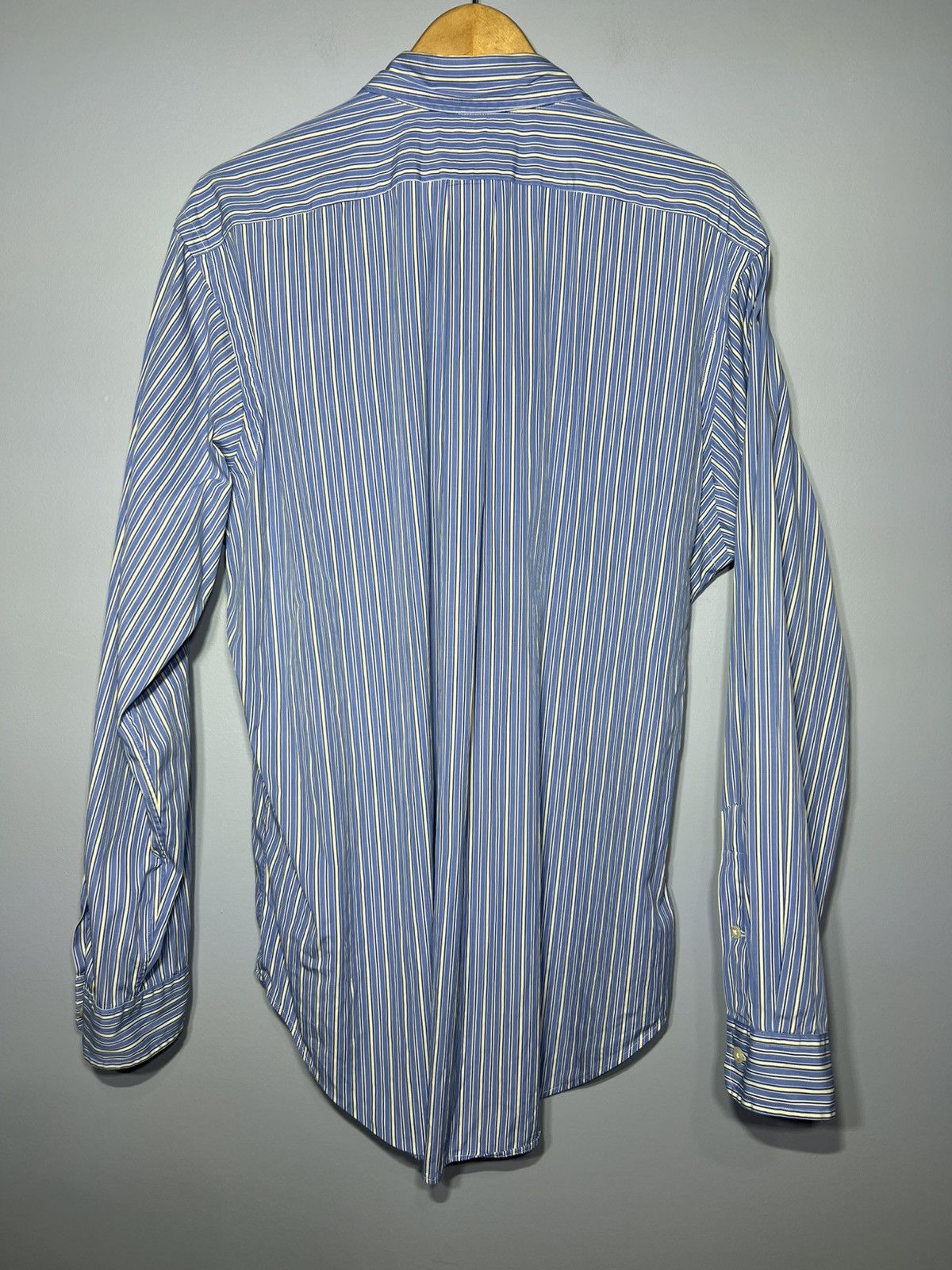 Polo Ralph Lauren Polo Ralph Lauren Shirt Mens 16.5 34/35 Blue Yellow Striped Size US L / EU 52-54 / 3 - 4 Thumbnail
