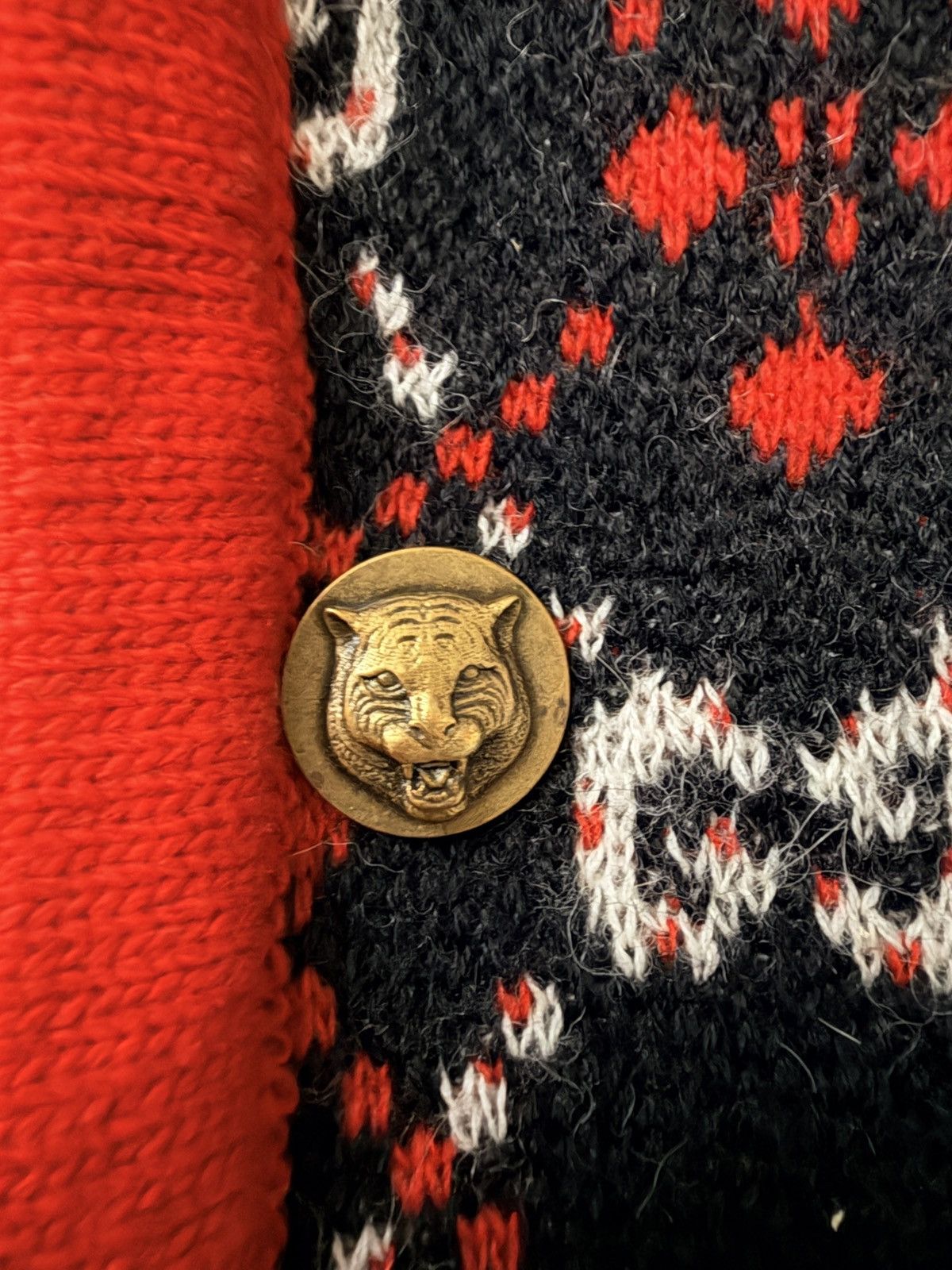 Gucci Gucci Multi Colored Diamond GG Logo Pattern Cardigan Sweater Size M / US 6-8 / IT 42-44 - 5 Thumbnail