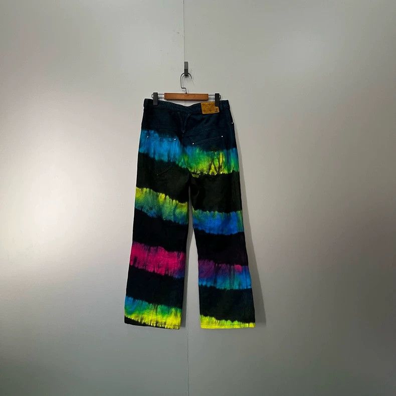Louis Vuitton Louis Vuitton Striped Oil Tie Dye Trousers 2501-Nextarrow Size US 31 - 2 Thumbnail