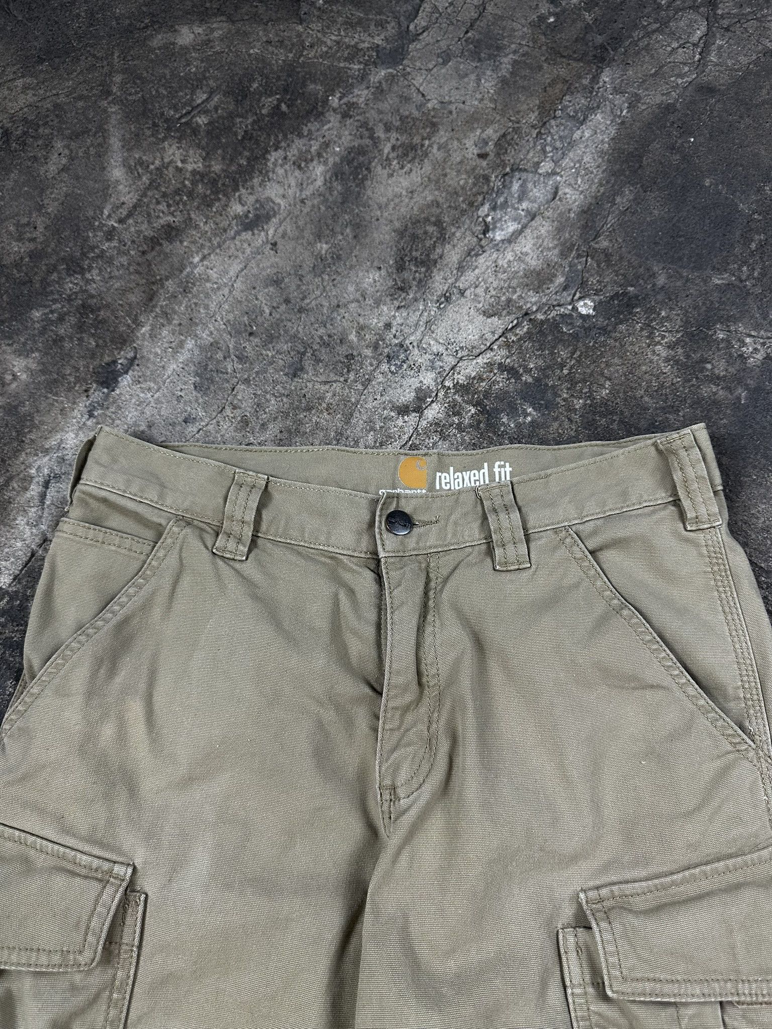 Carhartt 00s Vintage Carhartt Cargo Shorts Workwear Size US 30 / EU 46 - 2 Thumbnail
