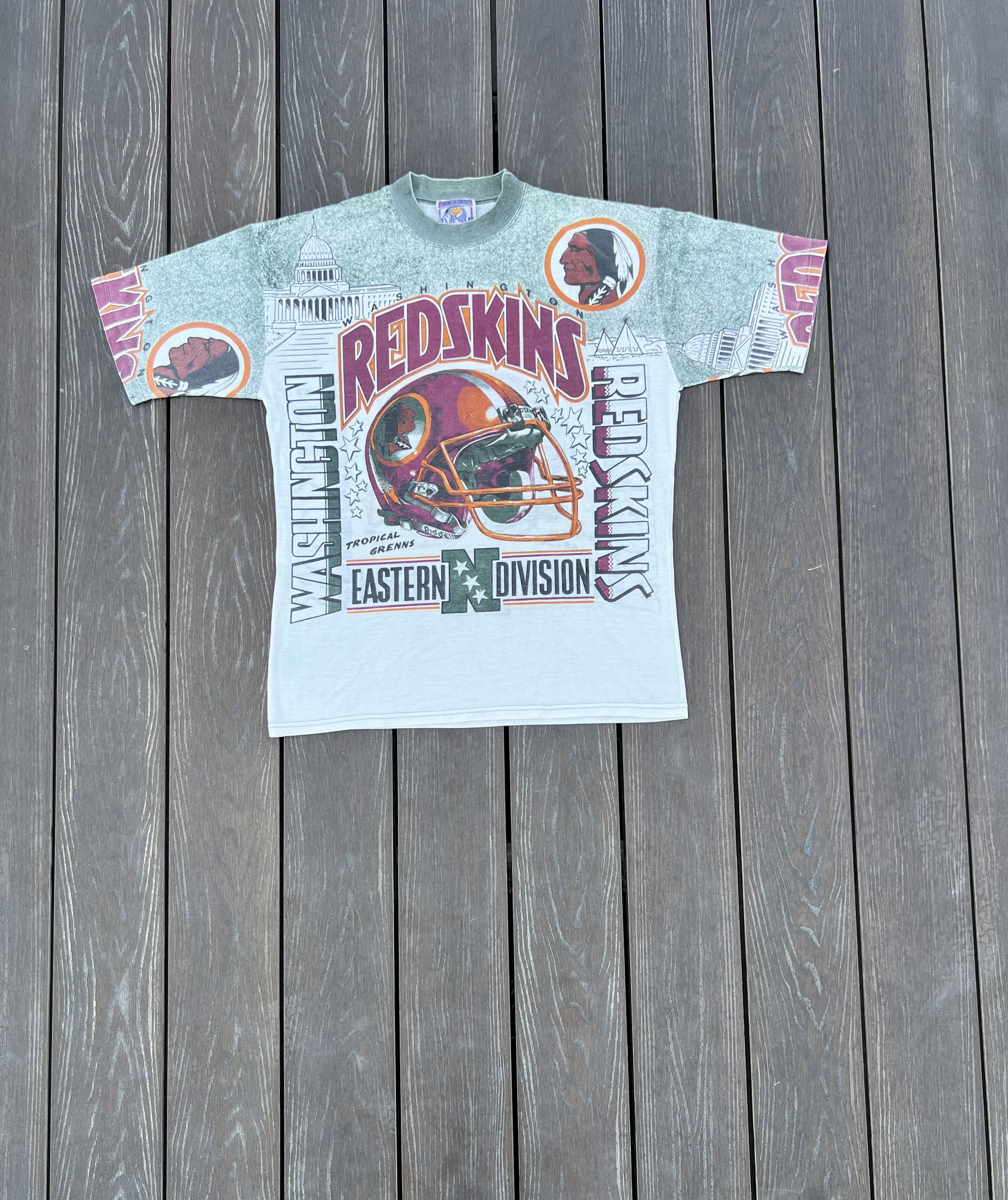 NFL Vintage NFL Washington Redskins 90s T-shirt Size US XL / EU 56 / 4 - 2 Thumbnail
