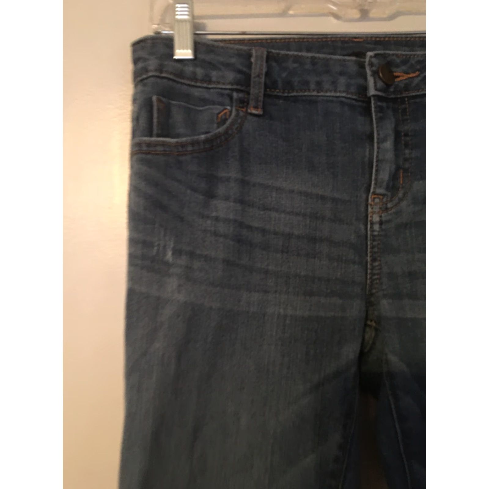 Vintage Simply Vera Vera Wang Jeans Women's Size 4 Blue Cotton Blend Denim Straight Leg Comfort Regular Size 27" / US 4 / IT 40 - 2 Thumbnail
