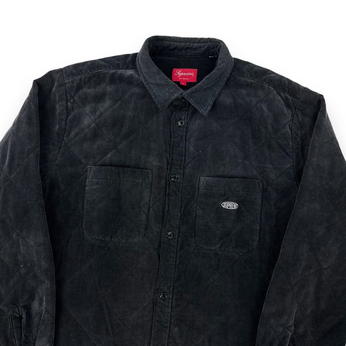 Supreme Supreme Quilted Corduroy Overshirt | Grailed