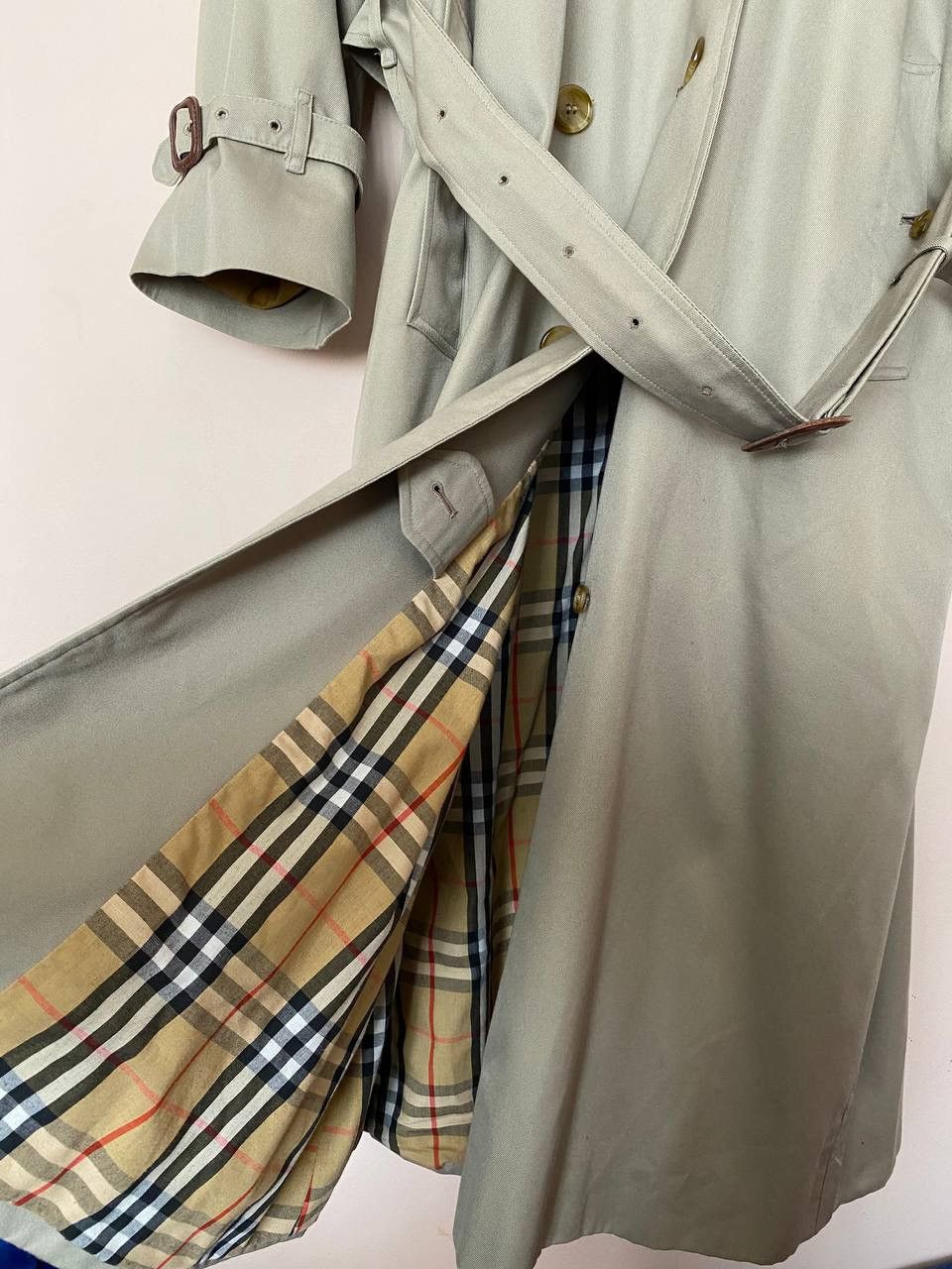 Burberry 🔥 Vintage Burberrys Trench Nova Check Size M / US 6-8 / IT 42-44 - 8 Thumbnail