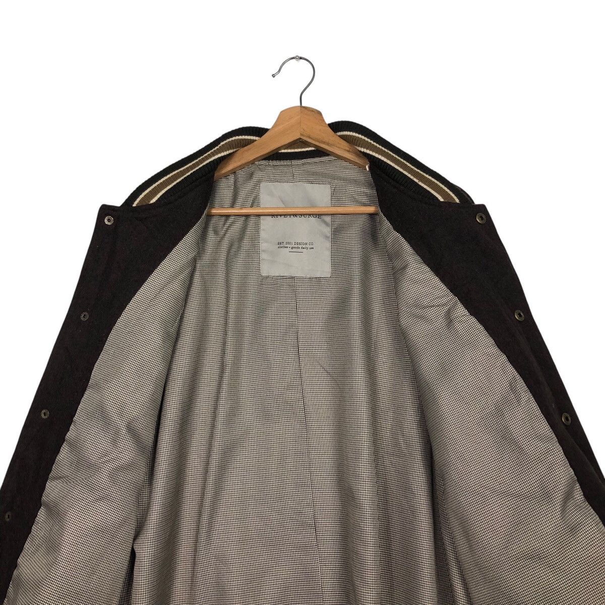 Hysteric Glamour 📌Vintage Bomber Jacket Wool Rivet & Surge Big Logo Design Size US M / EU 48-50 / 2 - 15 Thumbnail