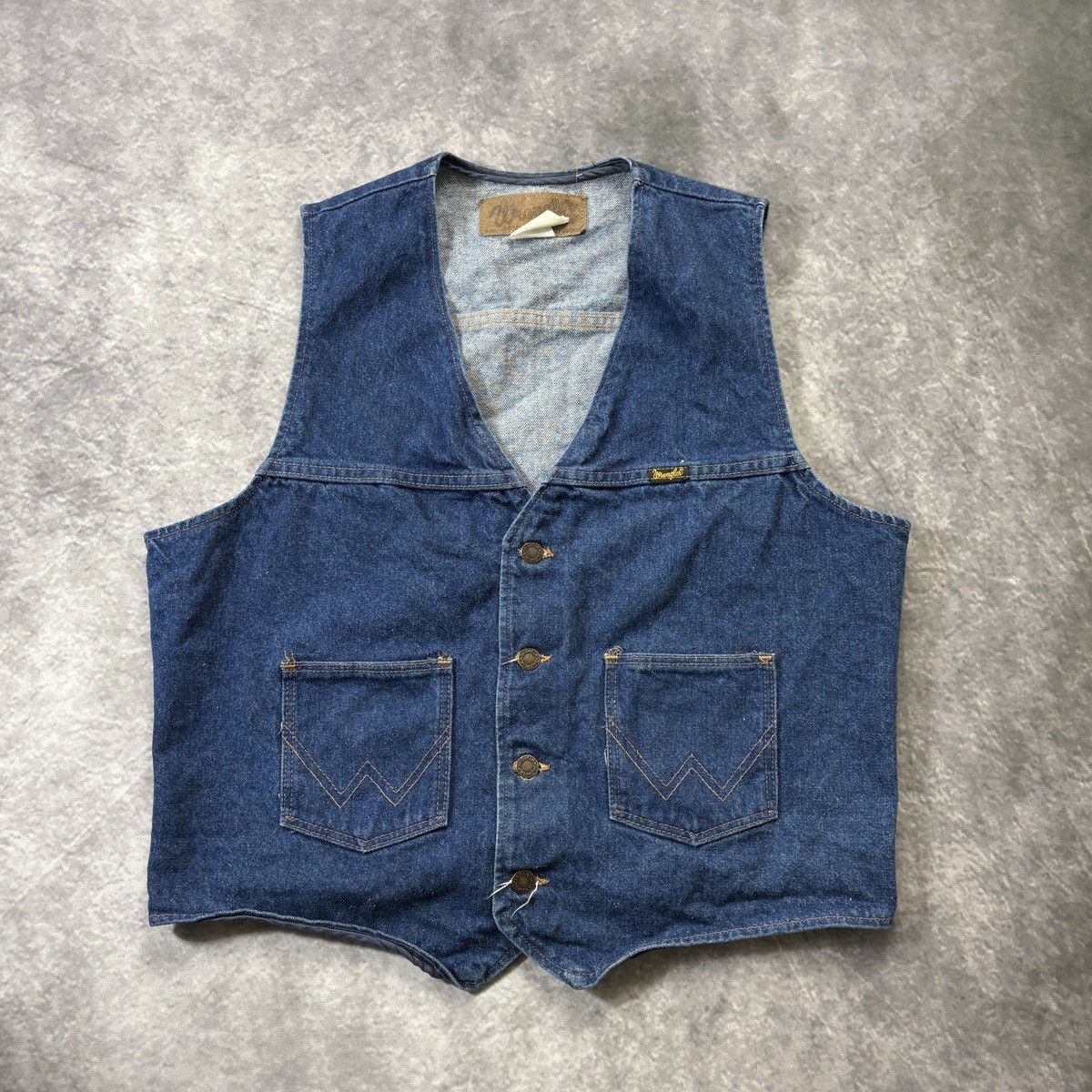 Vintage × Wrangler Wrangler Vest Size US M / EU 48-50 / 2 - 2 Thumbnail