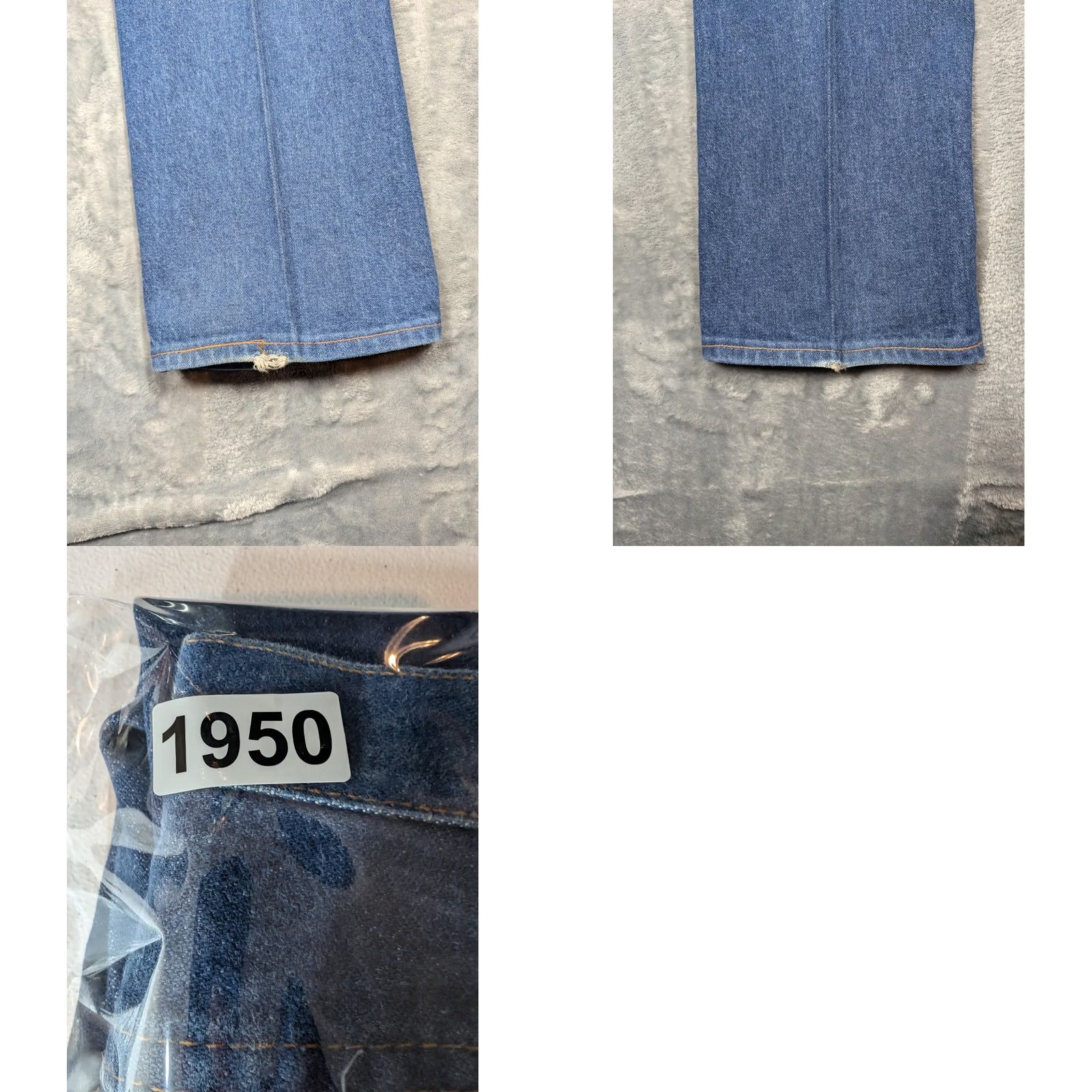 Wrangler Vintage Wrangler Jeans Mens 34x36 Blue 936PWD Cowboy Cut Western Straight Denim Cotton Five Pocket Zip Drive: USA Made - 1990s Style Mens Jeans Size US 34 / EU 50 - 8 Thumbnail