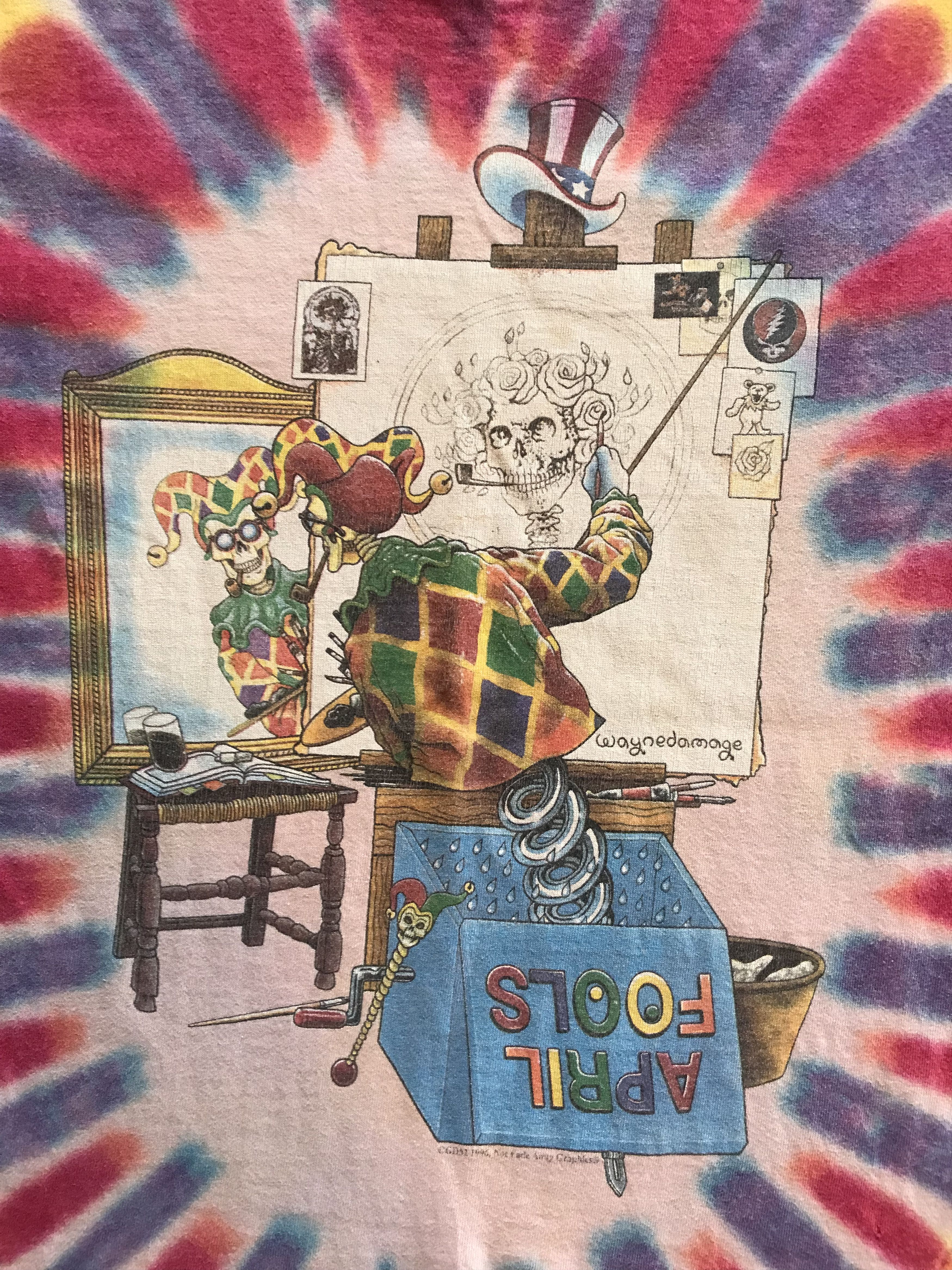 Anvil Vintage 1996 Grateful Dead April Fools T Shirt L Size US L / EU 52-54 / 3 - 2 Thumbnail