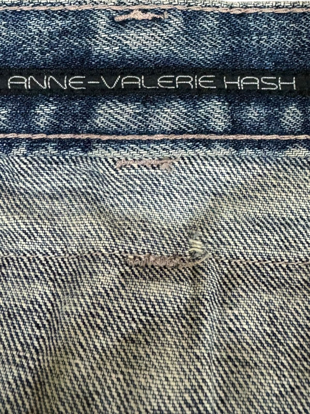 Japanese Brand Vintage Japanese Brand Double Waist Mud Wash Distressed Jean Size US 30 / EU 46 - 9 Thumbnail