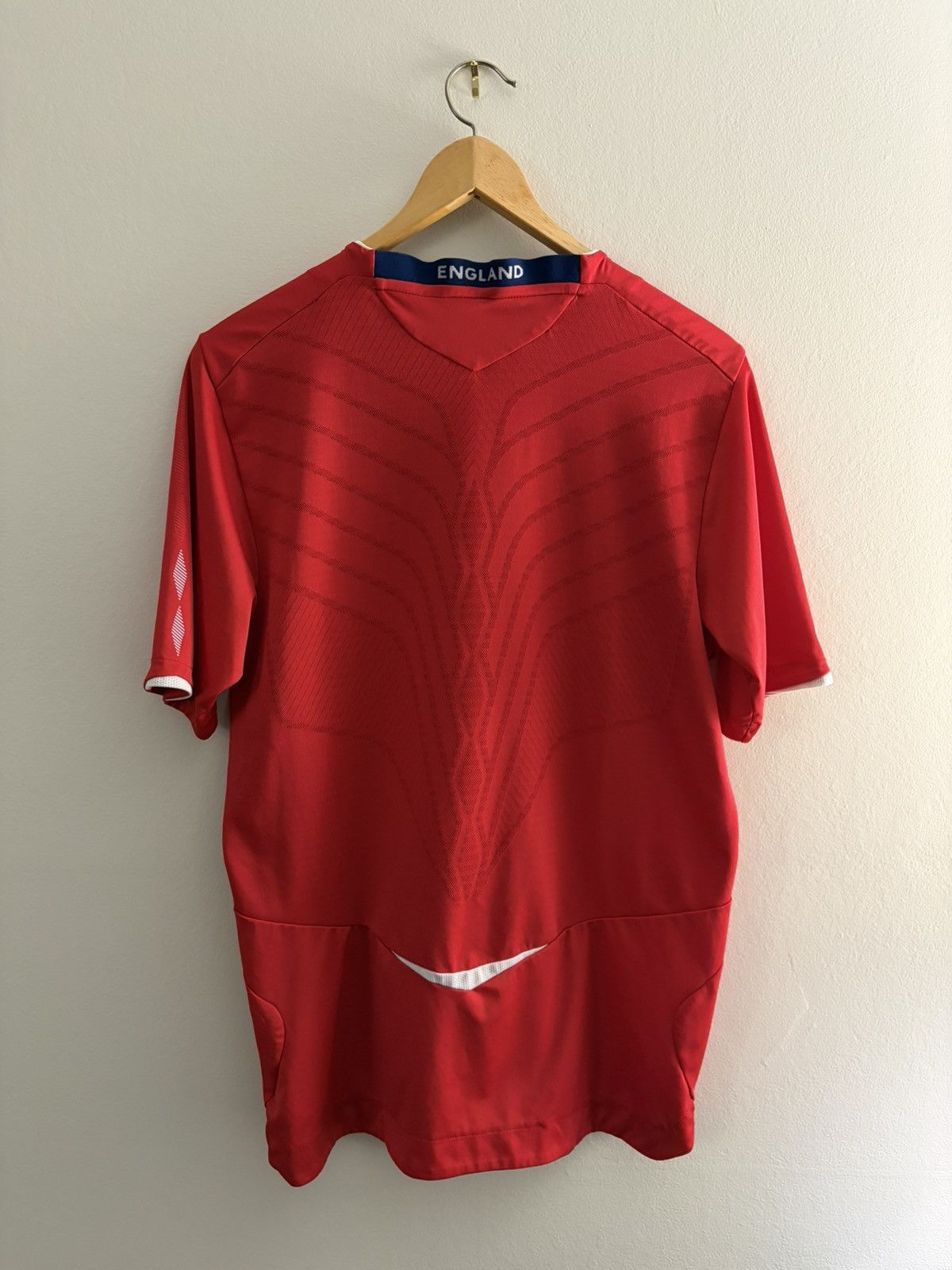 Reebok England Soccer Training Jersey Red 09/10 Size US M / EU 48-50 / 2 - 2 Thumbnail