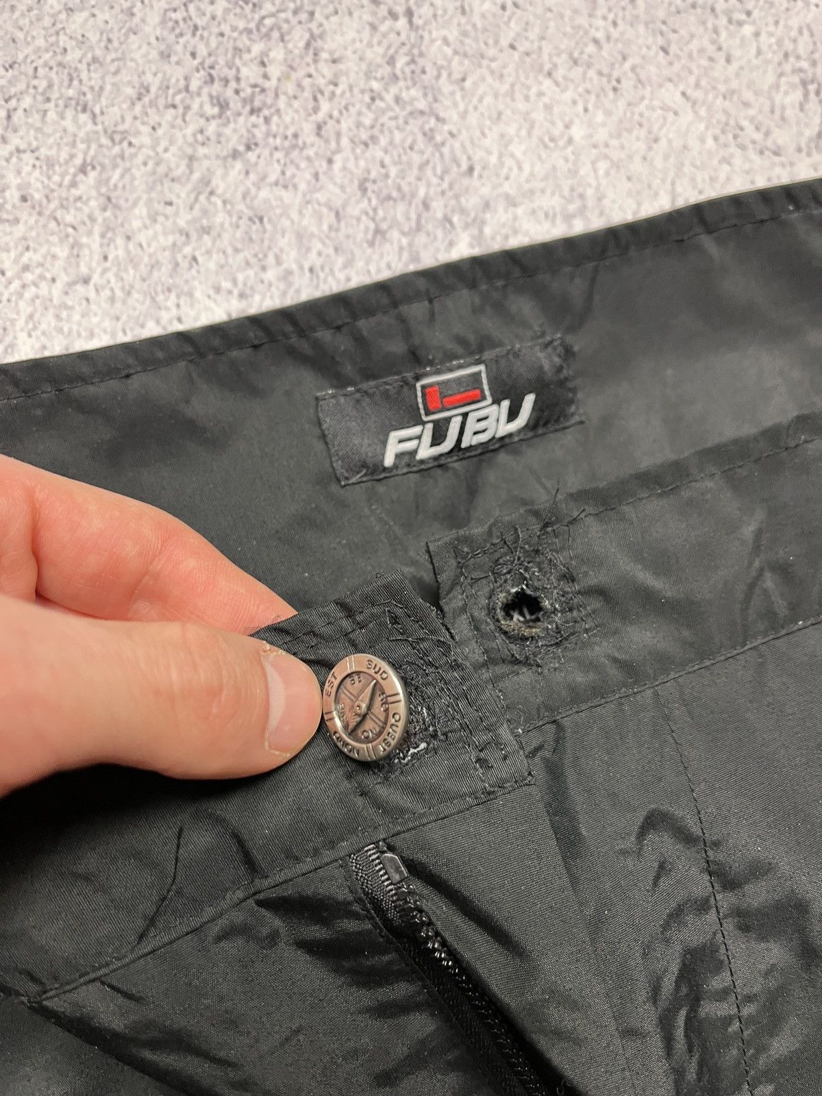 Fubu × Vintage Vintage Fubu Baggy Nylon Track Pants Y2K Joggers Rare Japan Size US 41 - 15 Thumbnail