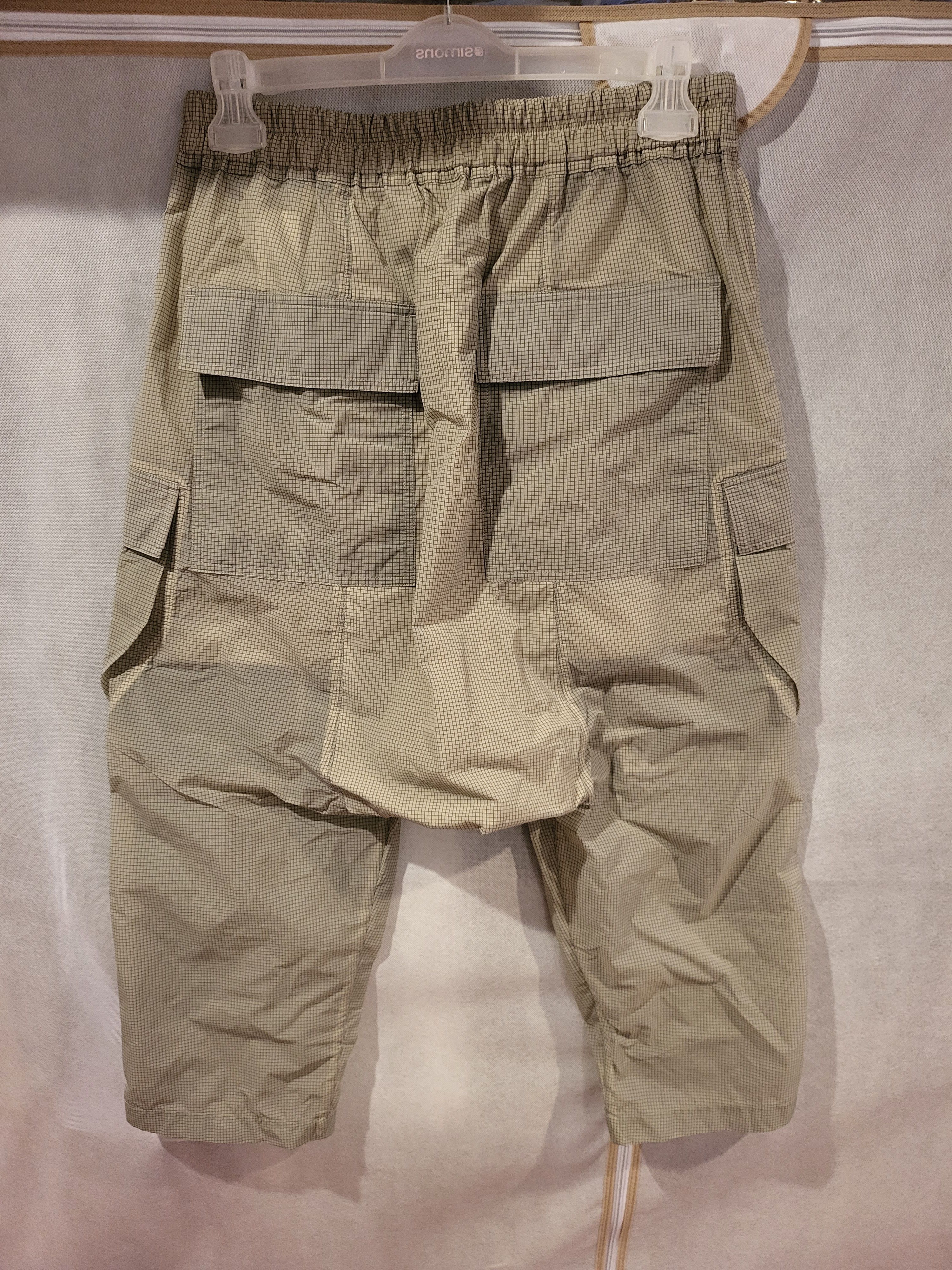 Rick Owens Nylon Cargo Cropped Pants Size US 34 / EU 50 - 6 Thumbnail
