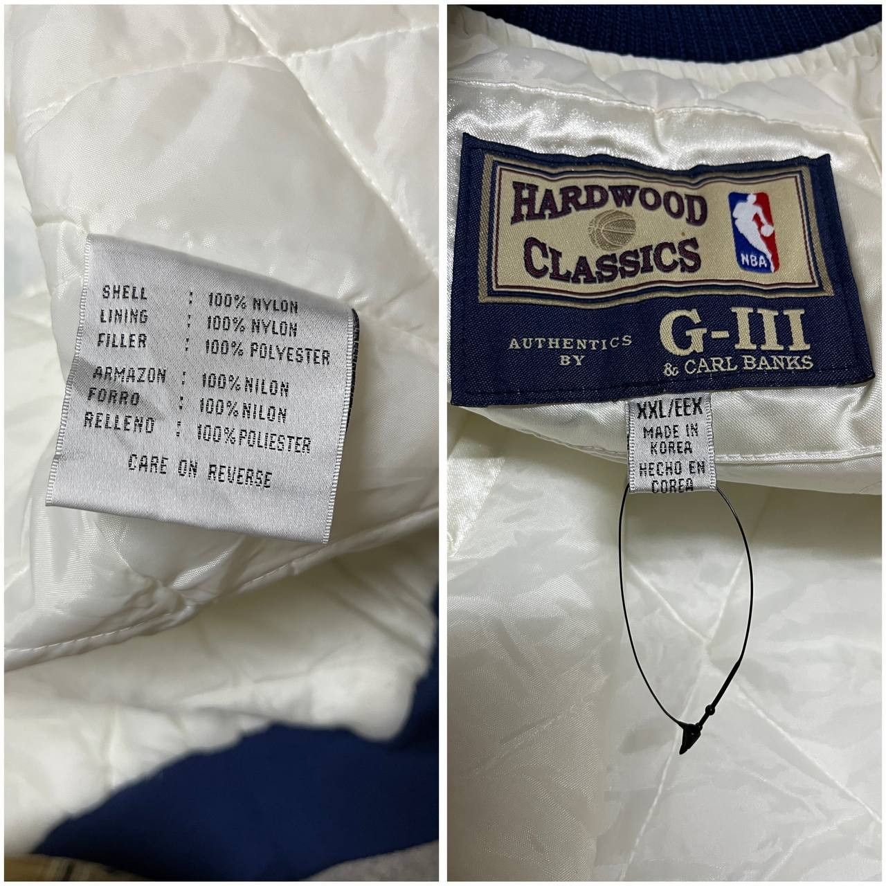 NBA × Vintage NBA Lakers Satin Bombers Jacket Hardwood Classic Carl Banks Size US XXL / EU 58 / 5 - 12 Thumbnail