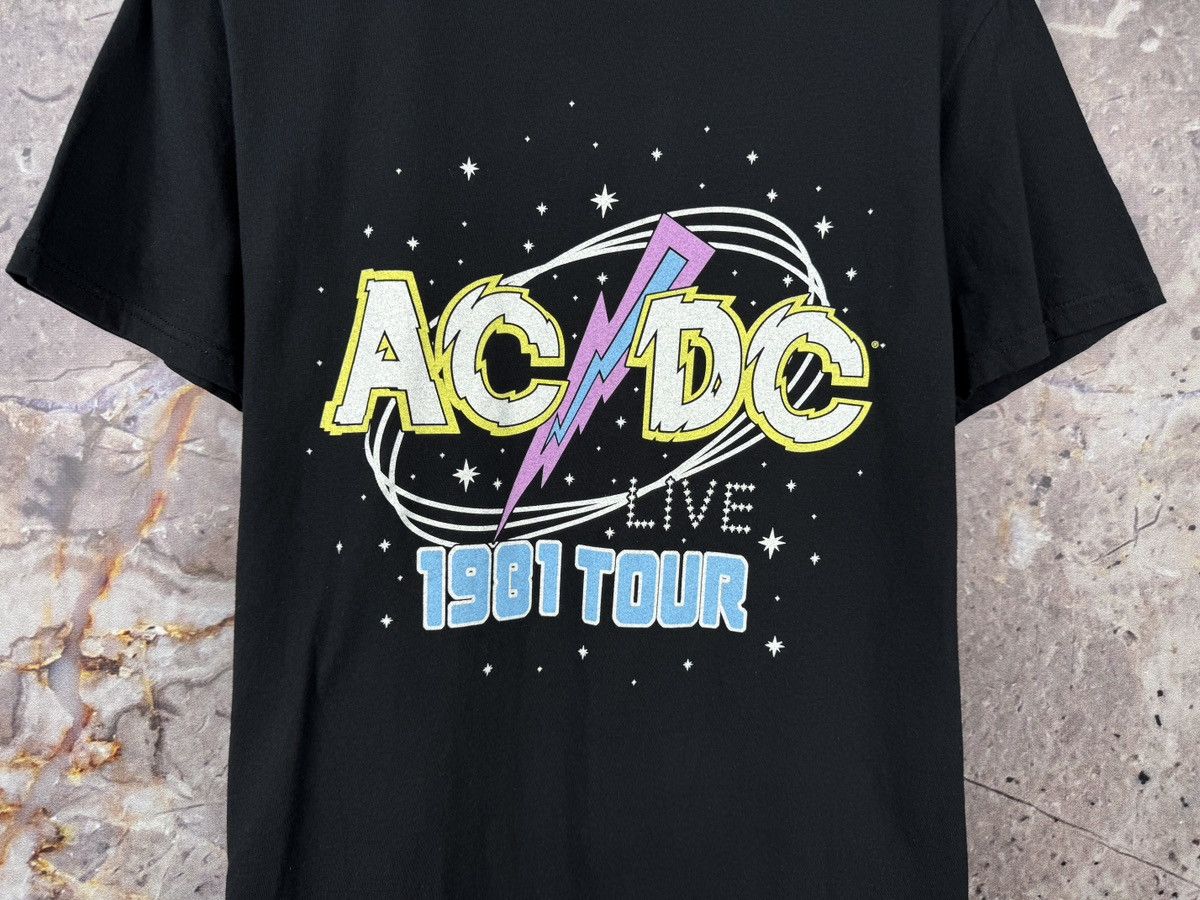 AC/DC × Band Tees × Vintage Men’s AC/DC 1981 Tour T-Shirt Rock Band Size Medium Size US M / EU 48-50 / 2 - 4 Thumbnail