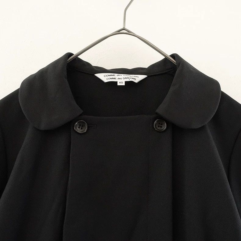 Other Comme Des Garcons Black cotton three-quarter sleeve shirt Size XS / US 0-2 / IT 36-38 - 7 Thumbnail