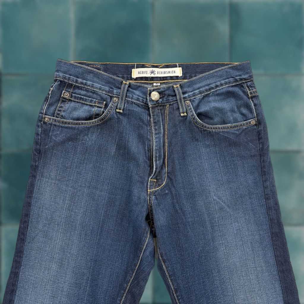 Denime Agave Waterman Jeans Mens 30x30 Blue Medium Wash Relaxed Straight Denim USA Shirt Mens 30 Blue Modern 90s? Size US 30 / EU 46 - 1 Thumbnail