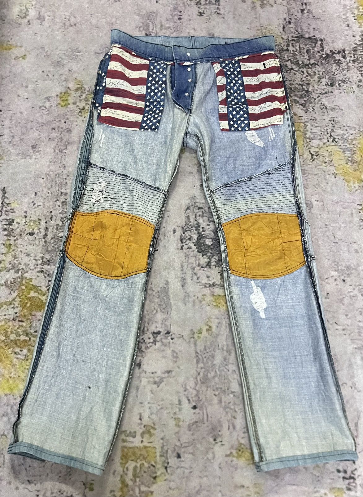 Rockstar Games Rockstar Sushi Light Wash Jeans Size US 36 / EU 52 - 18 Thumbnail