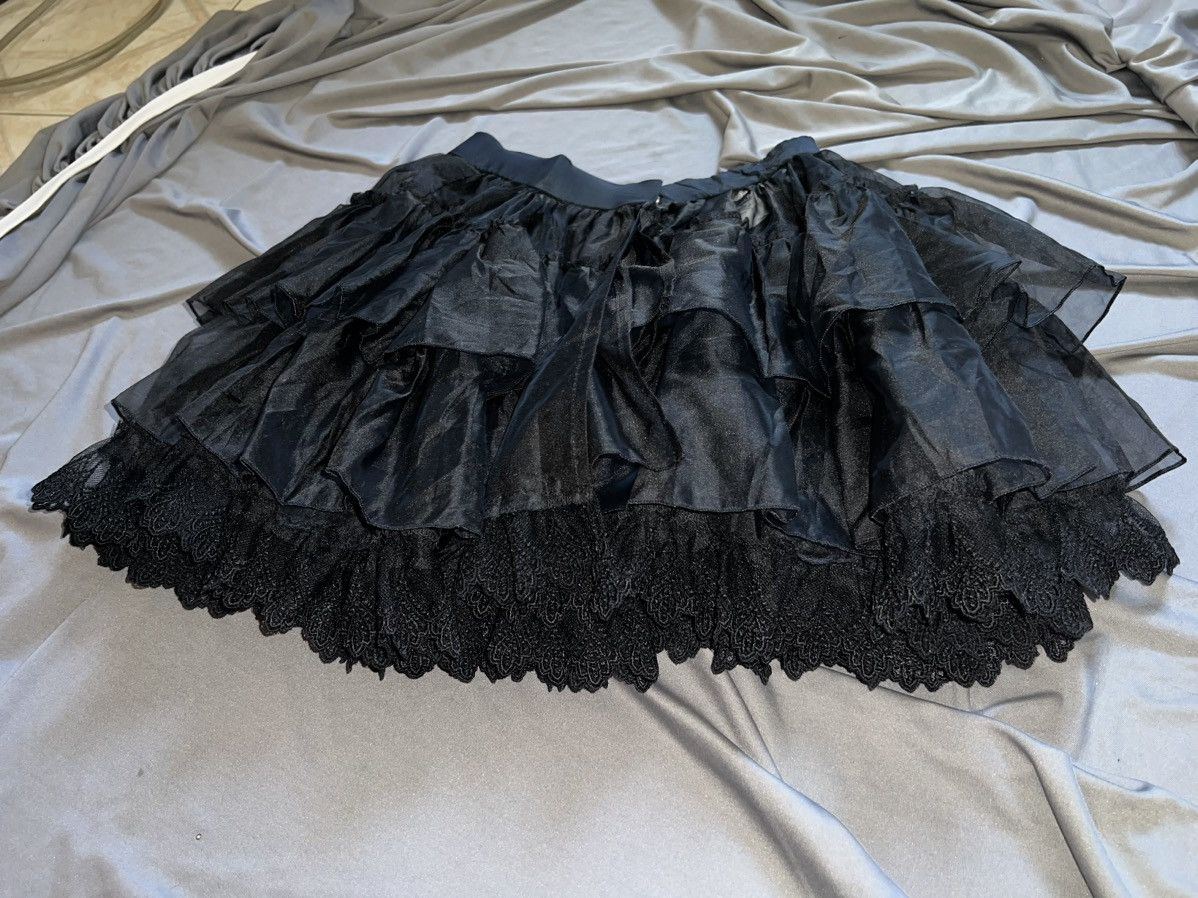 Japanese Brand Japanese tutu lace skirt ➕🕷️ Size 24" / US 00 / IT 34 - 5 Thumbnail