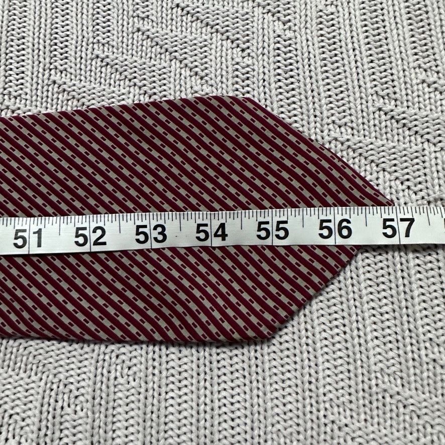 Barneys New York Vintage Barneys red striped silk tie Size ONE SIZE - 4 Thumbnail